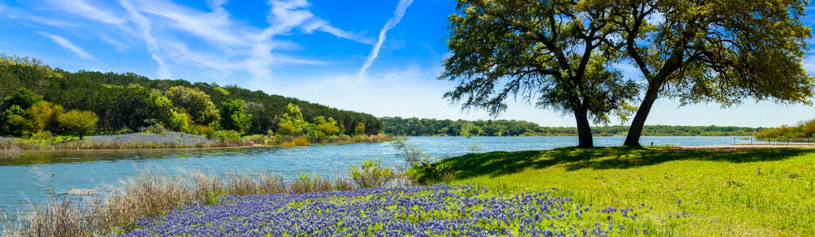 Landscape Shot of Scenic landscape in Texas Hill country